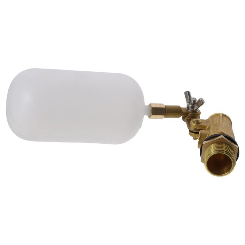 Float Valve 2pcs Adjustable Arm Durable White Float Ball Valve Float Accessories PVC Water Float Valve Water Tank