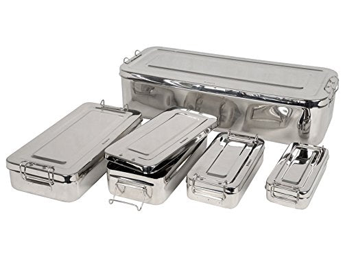 GIMA 26671 Stainless Steel Box with Handle 30cm x 15cm x 6cm