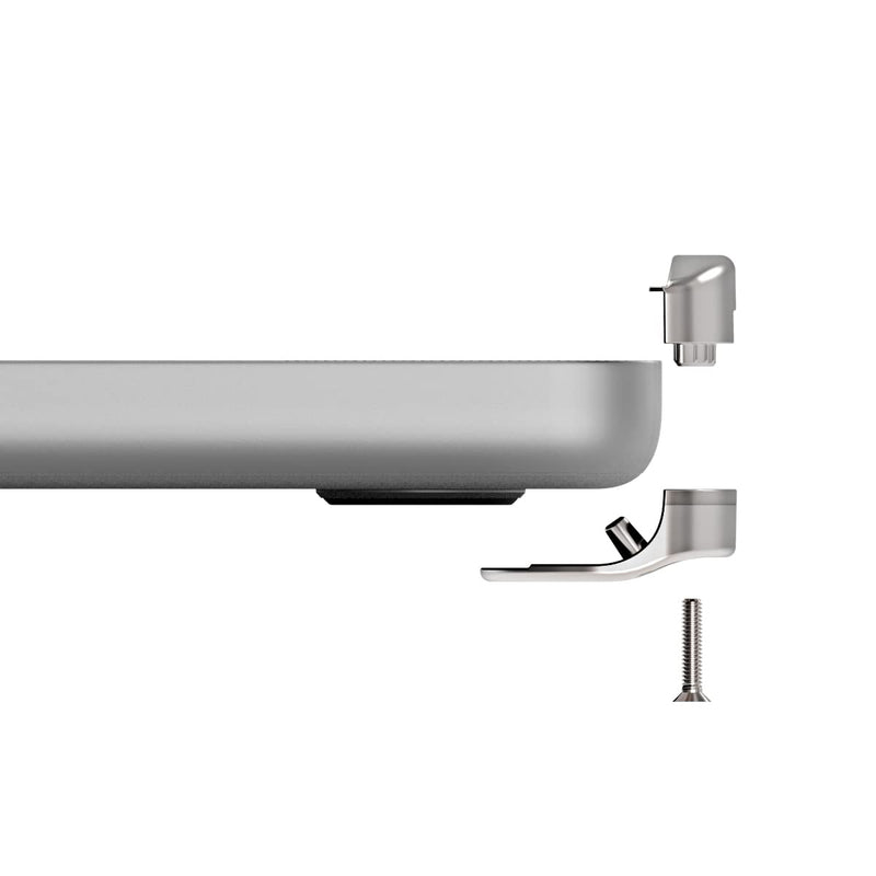 [Australia - AusPower] - Compulocks Ledge Lock Adapter for MacBook Pro 16" M1, M2 & M3 with Combination Cable Lock Silver 