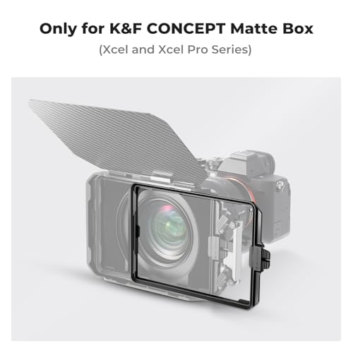 K&F CONCEPT Matte Box Filter Tray for 4" x 5.65" Square ND UV Filter
