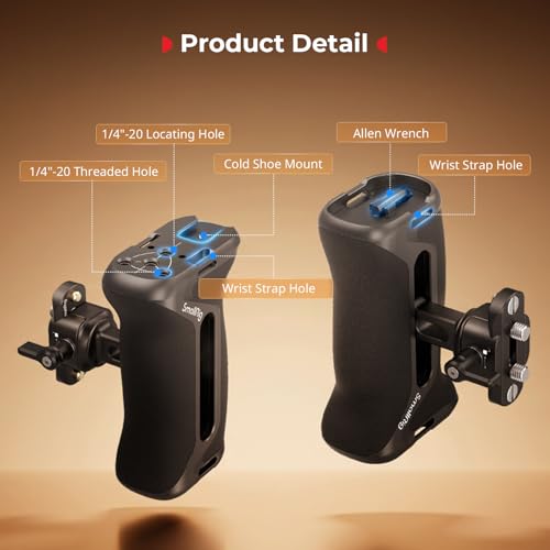 SmallRig NATO Aluminum Camera Side Handle Includes a NATO Rail NATO Side Handle