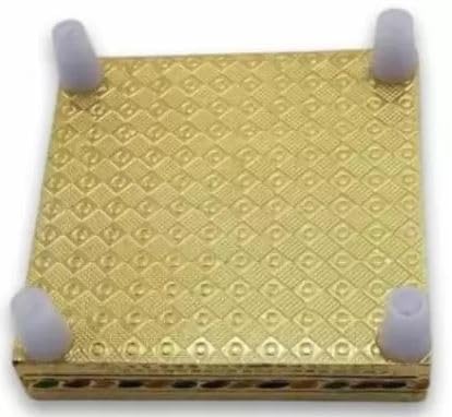 Worship House Wood/Meena Chauki/Patla/Pooja bajot/moti bajot/chorang/Gift Article/puja Item (15 x 15cm) 6 INCHES Choki 6*6 "