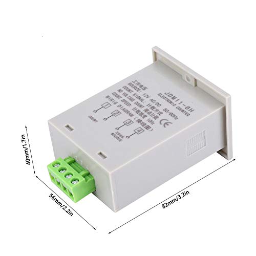 [Australia - AusPower] - Electronic Counter,JDM11-6H No Voltage Counter 6 Digits Electronic LED Digital Display Counter Relay(AC110V) 