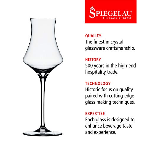 Spiegelau Willsberger Digestif Glasses Set of 4, Elegant Crystal Cordial Glasses, European-Made Glassware for Spirits, Amaro and Port Wine, Home Bar and Wedding Gifts, After Dinner Drinks, 9.9 oz Willsberger Digestive Glasses