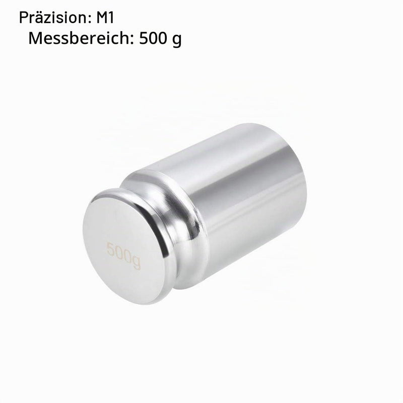 sourcing map 2pcs Gram Calibration Weight 500g M1 Precision Steel Chrome-Plated | Digital scales