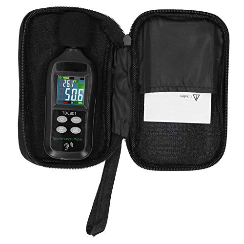 Decibel Meter, Digital Sound Level Meter Reader with 35 to 135 dB Noise Tester, Digital LCD Sound Level Meter with Noise Measurement