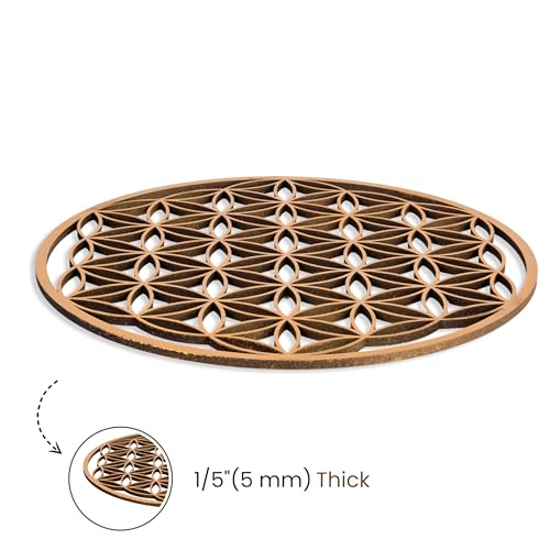 DECORVELL 12" Wall Decor (Flower Of Life) Flower Of Life