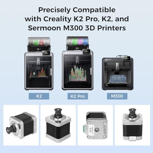 Creality Official K2/K2 Pro Z-Axis Stepper Motor 42-48, Original K2 Stepper Motor, High Torque 1.8° Step Angle, K2 Pro Z Axis Upgrade Motor for Creality K2/K2 Pro 3D Printer Accessory