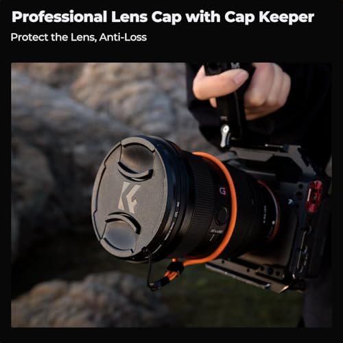 K&F Concept 77mm Circular Polarizer Lens Filter with Filter Cap Ultra Slim