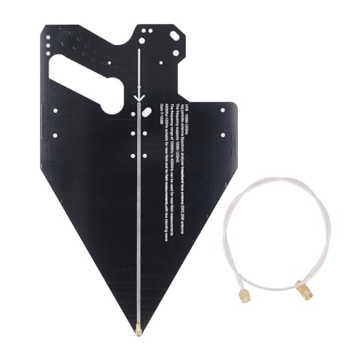 Log Periodic Antenna 0.1-12GHz Wireless Multiband Directional Antenna Outdoor Passive Antenna with High Gain for Signal Measurement, Bearing