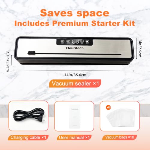 Compact Vacuum Sealer Machine, 75kPa food vacuum sealer machine HF-1011
