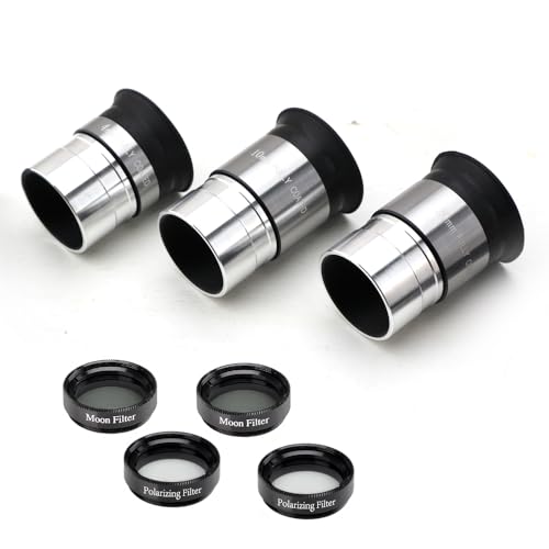 1.25-Inch Telescope Eyepiece Set with Barlow and Filters Astronomy Eyepiece Set