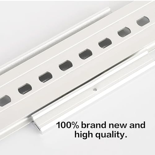 DIN Rail Mount Clip, 35mm Aluminum DIN Rail Fixed Clamp, Universal DIN Rail Mounting Bracket Clamp, for Relay Mounting Mounting