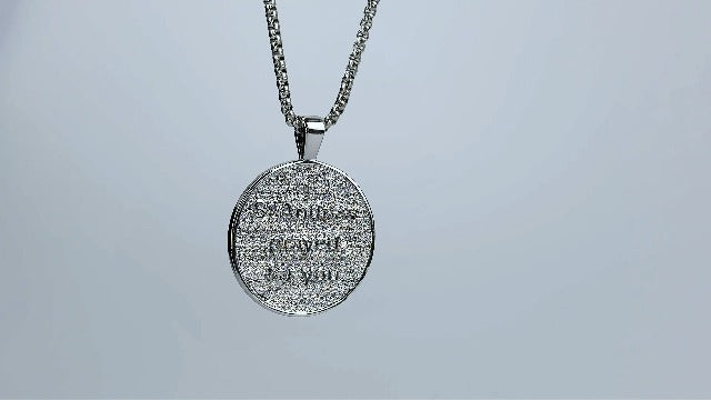 Saint Andrew Medal Necklace Catholic Saint Pendant Religious Jewelry Gift Silver