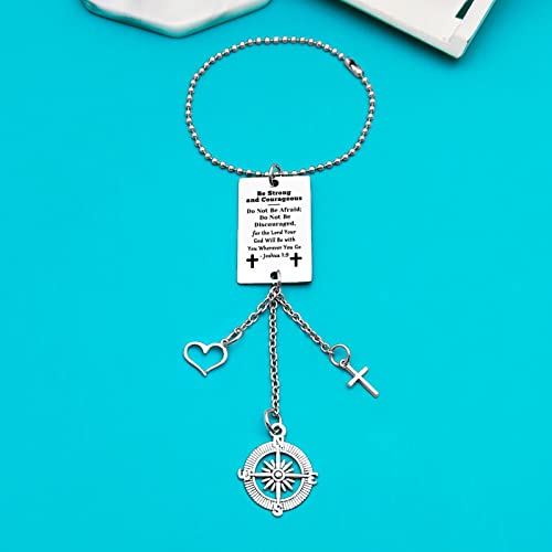 Christian Gifts Hanging Ornament Car Rear View Mirror Hanging Accessories Inspirational Religious Gifts Christmas Birthday Baptism Gift Christian Gift for Women Men