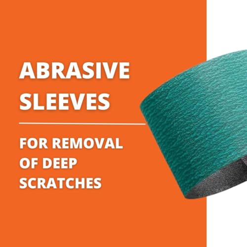 Fein abrasive sanding sleeves for WPO 14-25 E and WPO 14-25 E-Stainless Steel Set