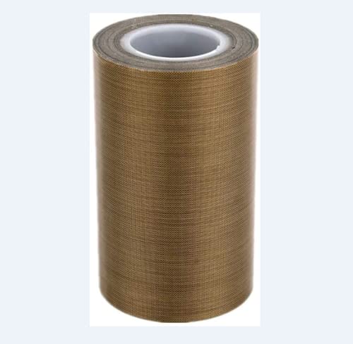 Teflon Tape,6-inch x 33 Feet x 0.18mm Low Friction Tape High Temp Adhesive Tape,Abrasion Resistant,Surface Protection for Wood,Drawer,Cabinet,Furniture,Vacuum Sealer & Hand Impulse Sealers Brown 1 Roll 6-inch x 33 Feet
