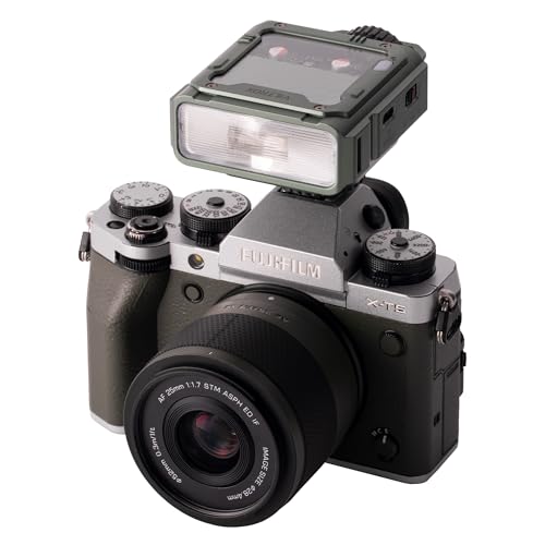 VILTROX TTL Flash for Fujifilm, GN16 Small Flash for Fuji Camera, 1800mAh Li-on On Camera Flash, 26W/s 6500K Mini Flash, 1s Fast Recycle, 650 Full Power Flashes (Spark Z3-F, Green)