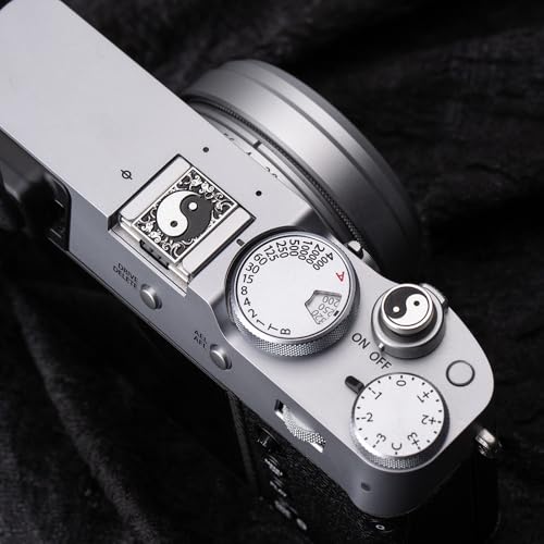 Camera Soft Release Button, Shutter Button for Fujifilm X-T5 X-T4 X-T3 X-T30 X-T30 II X-T20 X-PRO3 X100VI X100V X-E4 X-E3 for Nikon zf (Eight Diagrams Set) eight diagrams set