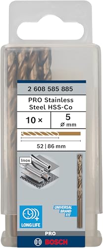 Bosch Professional Metal Drill Bit HSS-Cobalt, 2608585885 Ø 5.00 mm