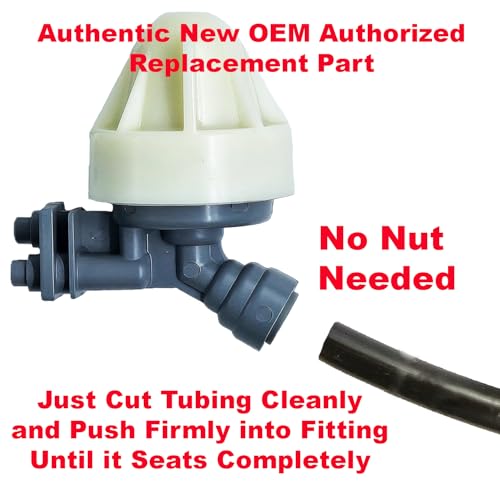 Authentic OEM nozzle and venturi kit with clips and O-rings for water softeners by Soft Water Supply