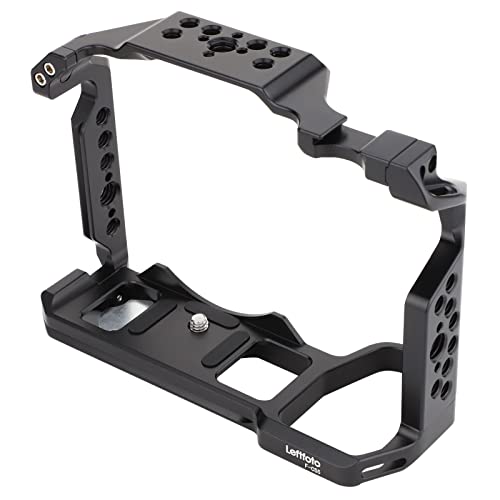 Leftfoto S5 Camera Cage for Panasonic S5 Camera Protection Frame Rig with Arca Base,Video Cage for Vlog Video Shooting