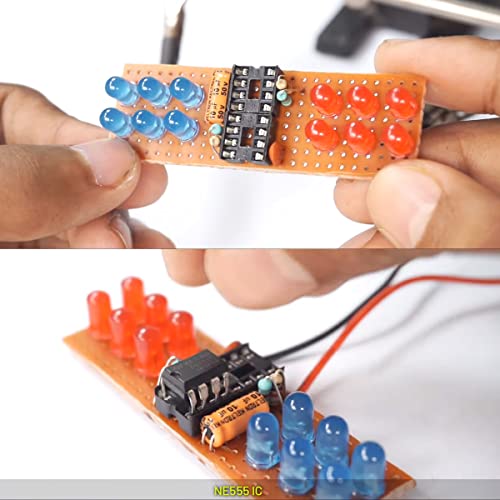 Pack of 50 NE555P Precision Timer Single NE555 Timer IC NE555P Pulse Generator Single Bipolar DIP-8 + 50 Pieces NE555 DIP-8 Socket