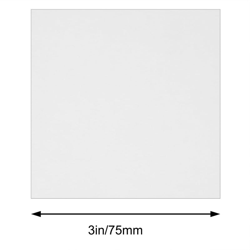 [Australia - AusPower] - 500PCS 75X75mm Non-Absorbent Nitrogen-Free Gloss Paper Sheets Cellulose Weighing Paper Weighing Paper for Scale Measurement Samples Transfer Laboratory Sample Weighing Paper 3 X 3in 