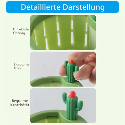 Green Cactus Sink Drainer Filter Functional Kitchen Accessories Quick Drain Kitchen Sink Filter Green