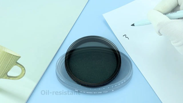 JJC 43mm ND Filter ND2-2000 VND Variable Neutral Density Adjustable Fader