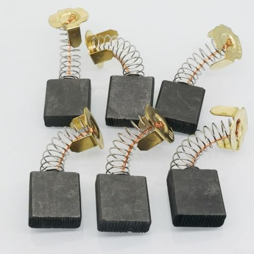 6 Pcs 7x17x18mm PH65A Electric Motor Replacement Carbon Brushes
