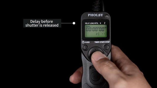 PHOLSY C8 Timer Remote Control Cable Intervalometer Compatible with Canon C8 für Canon