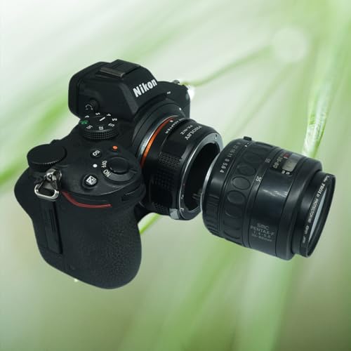 PHOLSY Lens Mount Adapter Manual Focus: Compatible with Pentax K Lens to Nikon Z Camera Body Pentax K to Nikon Z