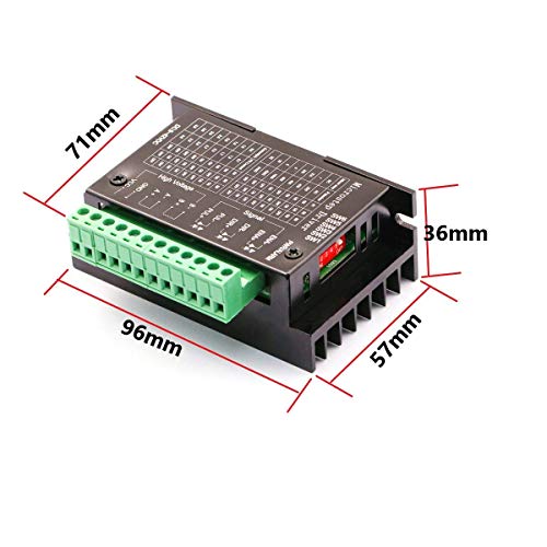 TB6600 4A 9-42V Stepper Motor Control CNC Controller 32 Segments 2/4 Phase Hybrid Stepper Motor Control Board