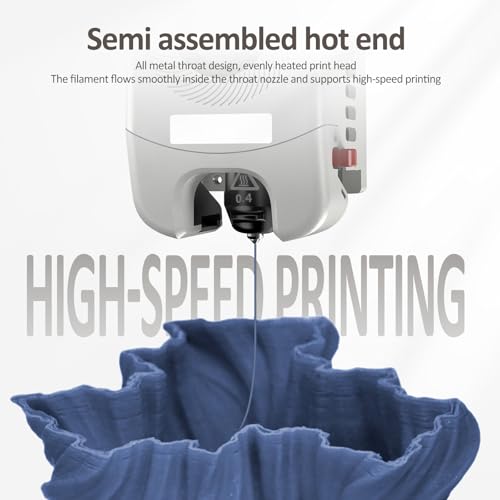 4 Pcs Hotend Kit with Silicone Cover 0.25mm 0.4mm 0.6mm 0.8mm Quick-Swap Nozzle 3D Printer Assembled Extruder Kits for FLASHFORGE AD5X ﻿ (4 Pcs) 4Pcs 0.25/0.4/0.6/0.8mm
