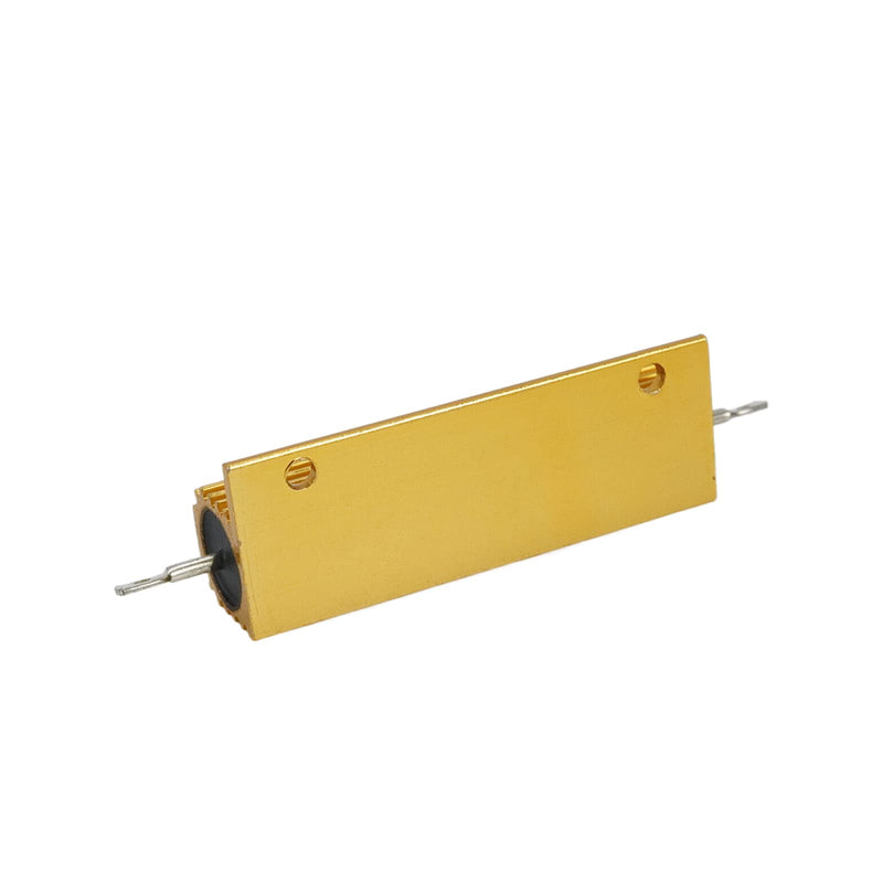 [Australia - AusPower] - 100 Watt 2 Ohm Resistor Aluminum Case Wirewound Chassis Mounted 2Pcs 100W 2 Ohm 