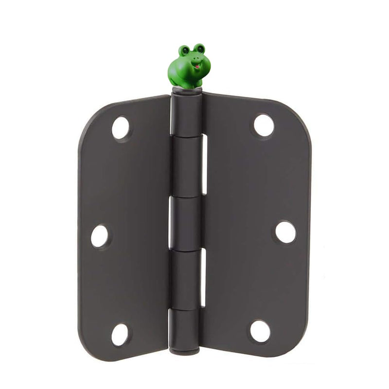 [Australia - AusPower] - Door Hinge Heads Decorative Topper - Hinge Head Frog Set of 6 - Magnetic Hinge Head Trinket - Hinge Pin Topper Miniature Animal Figurine 