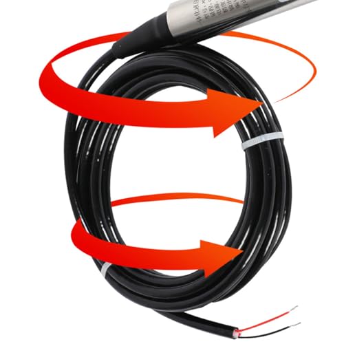 Throw-In Submersible Liquid Water Level Sensor Transmitter Depth Detection Range Waterproof Liquid Level Measurement Sensor