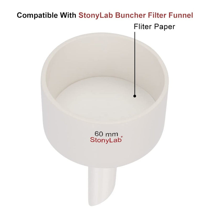 [Australia - AusPower] - stonylab Qualitative Filter Paper, 3-Box 56 mm Diameter Fast Speed Cellulose Filter Paper with 25 Micron Particle Retention Filtration Speed, Set of 3 x 100 Pcs 56 mm (Pack of 3) 