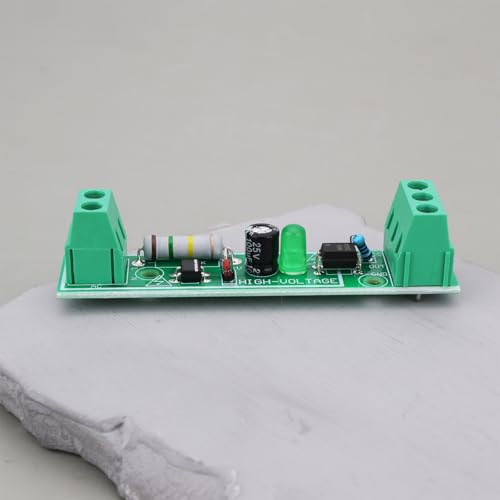 2pcs AC 220V to DC 3-24V Optocoupler Isolation Module 1 Channel Trigger Switch Sensor Board Compatible with A-rduino ESP8266