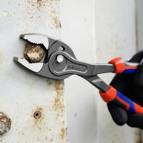 KNIPEX TwinGrip 10-inch pliers with comfort grip handles, front and side gripping jaws