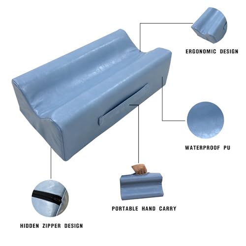 Phlebotomy Arm Wedge Pillow with Stability Slot（Blue） Blue