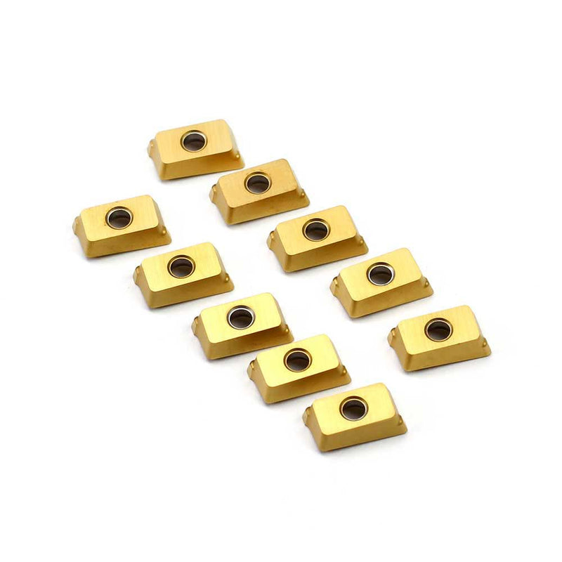 [Australia - AusPower] - OSCARBIDE Carbide Inserts APKT11T308 Milling Inserts APKT Style Inserts for Face Milling Cutter Alloy Stainless Steel,10 Pieces/Set 