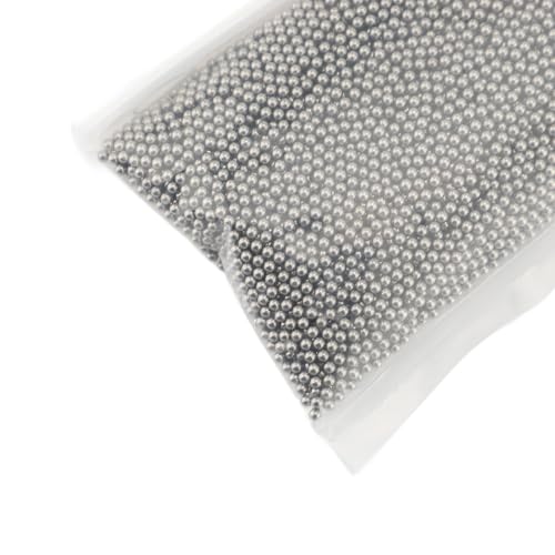 Jewelers Polishing Beads Stainless Steel Multifunctional Round Jewellery Polishing Beads for Removing Burrs Removal Drop Media (2 mm) | Stainless steel precision balls as a polishing medium for deburring and shining gold jewelry in tumbler polishers 2mm