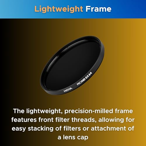 Hoya PRO ND-EX 49mm ND64 6-Stop Neutral Density Filter with ACCU-ND Tech 49 mm