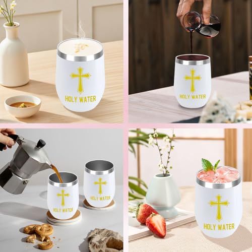 Easter Gifts 12oz Travel Mug Christening Gifts for Girls Goddaughter Godmother Gift God Mothers Religious Gift for Women Funny Friend Present Ideas Christmas Presents for Women Coffee Cup