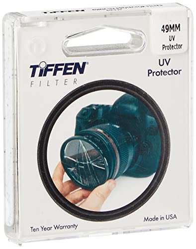 Tiffen 49BPM18 49mm Black Pro-Mist 1/8 Filter & 49UVP 49mm UV Protection Filter Filter + UV Filter