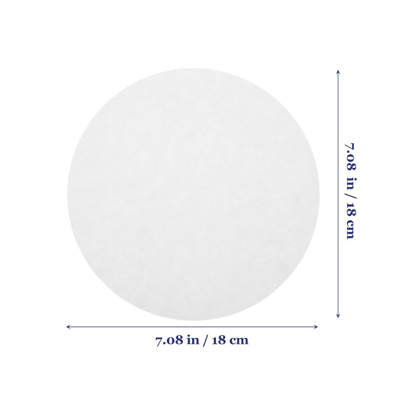 [Australia - AusPower] - Hemobllo Quality Medium Flow Filter Paper, 18cm Lab Paper, Round, Chemical Analysis, Funnel Filters (Pack of 100) 