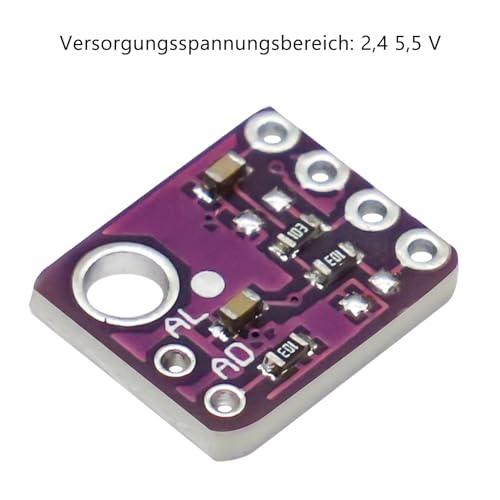 ARCELI SHT31-D Temperature Humidity Sensor, Digital Output Temperature and Humidity Sensor Module IIC I2C Interface 3.3 V Compatible with Arduino, Pack of 5 5 Stück