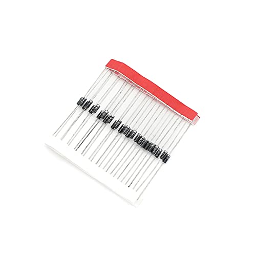 Hailege 100pcs Schottky Rectifier Diodes Assortment Kit with 8 Values 1N4148 1N4007 1N5819 1N5399 1N5408 1N5822 FR107 FR207